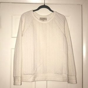 Loft Quilted Sweatshirt